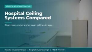 hospital ceiling types - clean clinical room interior