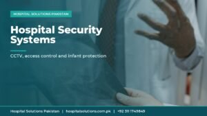 hospital security system Pakistan - clinician reviewing screens