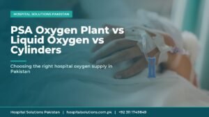 PSA oxygen plant for hospital Pakistan - patient receiving IV and oxygen care